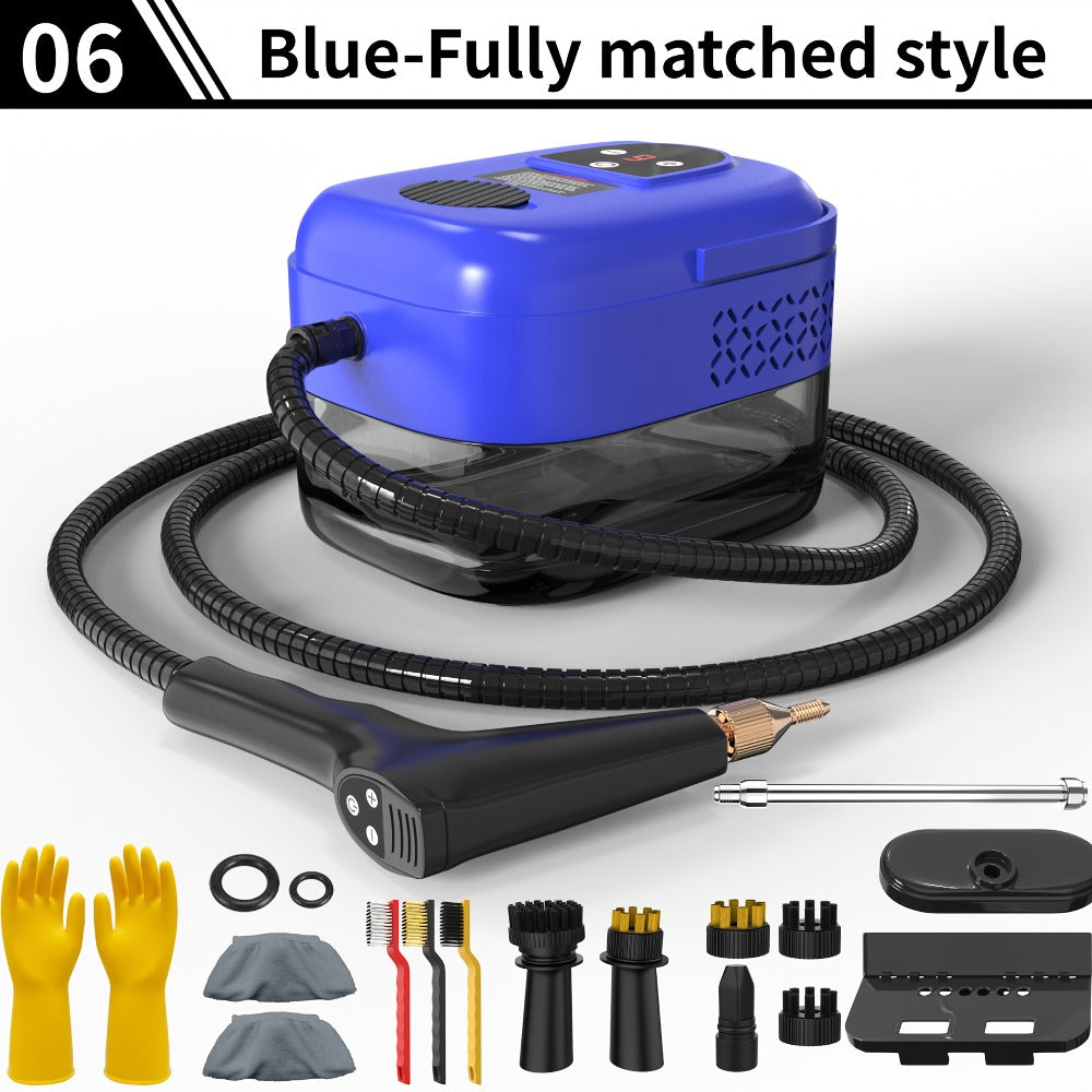 High Temperature Steam Cleaner Handheld Carpet Cleaner High Pressure for Kitchen Grease Sofa Air Conditioner Washing Machine Tile Grout Easy Carry Home Use - product image 7