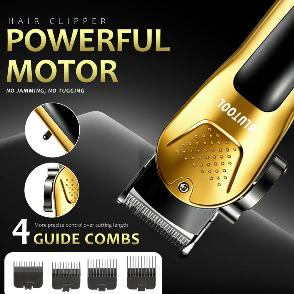 Men's Grooming Kit Hair Clipper & Electric Shaver USB Rechargeable Cordless LED Display – Precision Beard Trimmer Face Shaver Set for Hair Trimming Styling, Grooming Gift for Dad H - product image 10