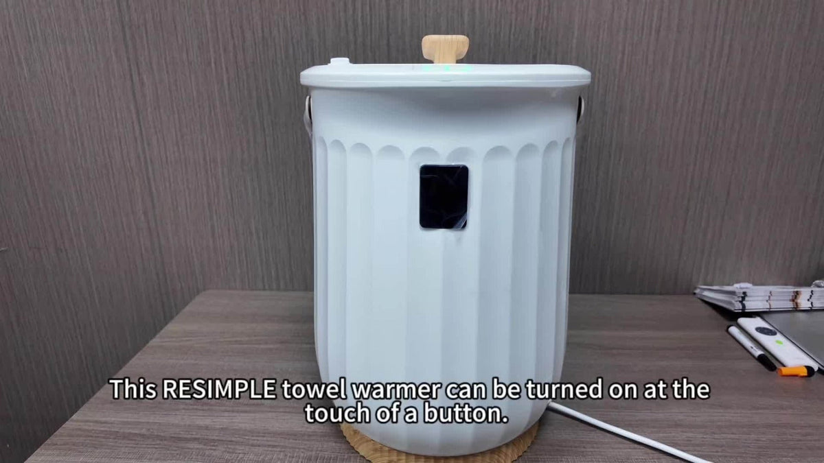 Digital Towel Warmer Bucket 20L Large Capacity Smart Display 4 Timer Modes Auto Shut-Off Fast 5-Min Heating Quiet Lightweight Spa Bathroom Heater Towels Blankets Robes - product image 8