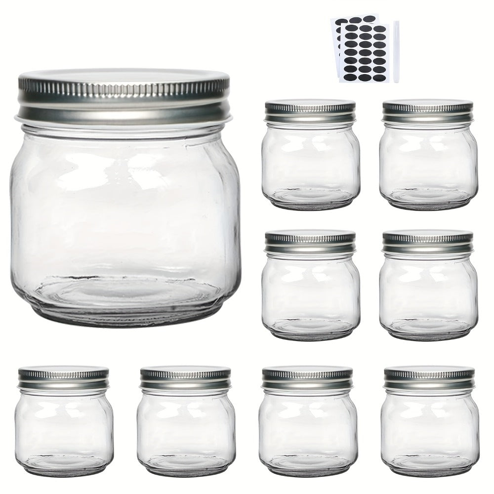 Mason Jars 8oz Glass Jars with Lids – 9/18/27/36 Pack Regular Mouth Canning Jars for Storage, Spices, Jelly, Jam, Honey & Caviar | Dishwasher Safe Spiral Lid Kitchen Storage Contai - product image 18