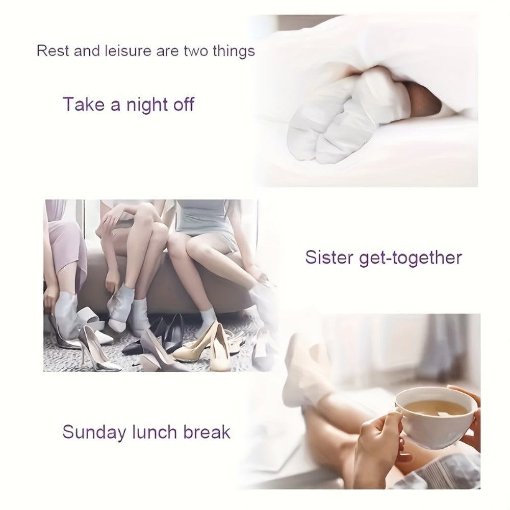 Lavender Foot Mask Socks Deep Hydrating Moisturizing Foot Care Treatment – Soft Smooth Skin, Portable Home Travel Spa, Value Pack 6 Pairs or 9 Pairs - product image 8