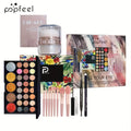 Makeup Gift Set POPFEEL 29-Color Eyeshadow Palette + Mascara + Eyeliner + Brow Pencil + Highlighter Powder + 7-Piece Brush Set | Complete Eye & Face Kit for All Skin Types | Beginn - product image 19