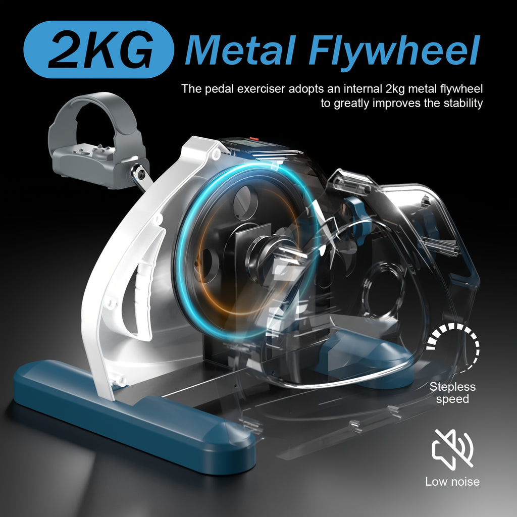 Portable Elliptical Trainer, Mini Exercise Bike for Home and Office, LCD Display, 8 Resistance Levels, Silent Anti-Slip Design, 350Lb Capacity, for Arm and Leg - product image 15