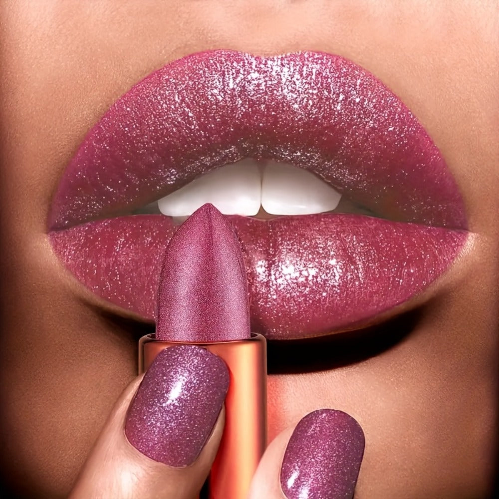 Shimmer Lipstick Set 2 Piece — Starry Sky High Gloss Waterproof Moisturizing Lip Color, Long-Lasting Durable Glossy Shiny Lips Makeup for Women, Perfect Beauty Gift for Her - product image 2