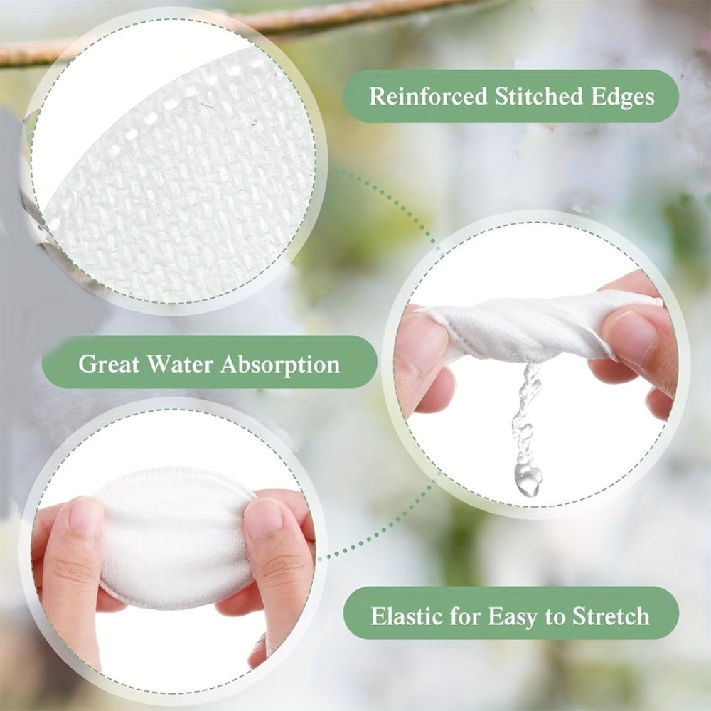 Cotton Rounds Makeup Remover Pads 600pcs — Soft Lint-Free Disposable Facial Cleansing Pads for All Skin Types, Toner Application, Eye & Nail Polish Removal, 6 Packs x 100 Count - product image 8