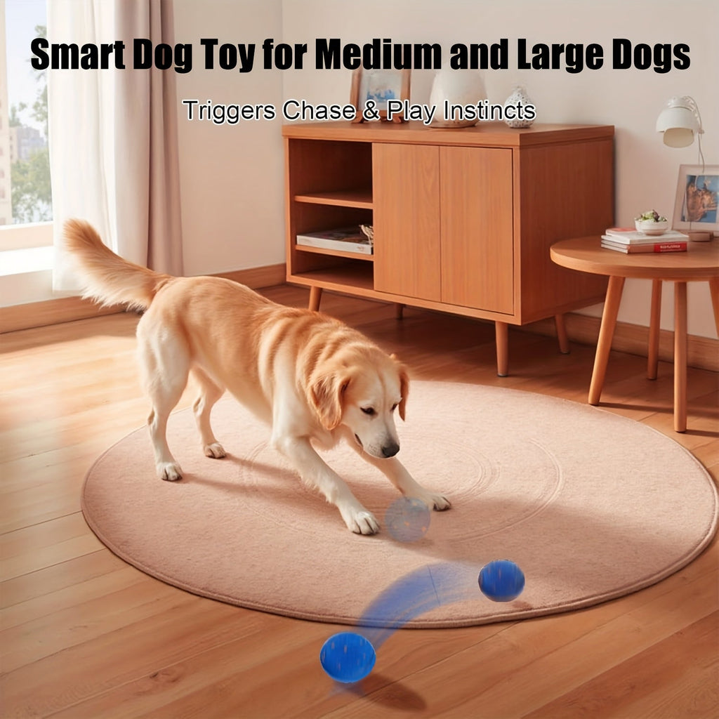 Automatic Moving Dog Ball Toy – Smart Motion-Activated Rolling & Rotating Ball for Medium Large Dogs, E-TPU Sturdy Bouncy Enrichment Toy for Dog Stimulation - product image 4