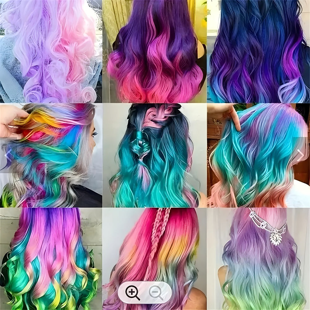 Temporary Hair Chalk Comb Set 11pcs 10 Colors Washable Hair Dye – Y2K Festival Halloween Christmas Birthday Stocking Stuffer Gift for Girls Kids Teens Adults All Hair Types - product image 5