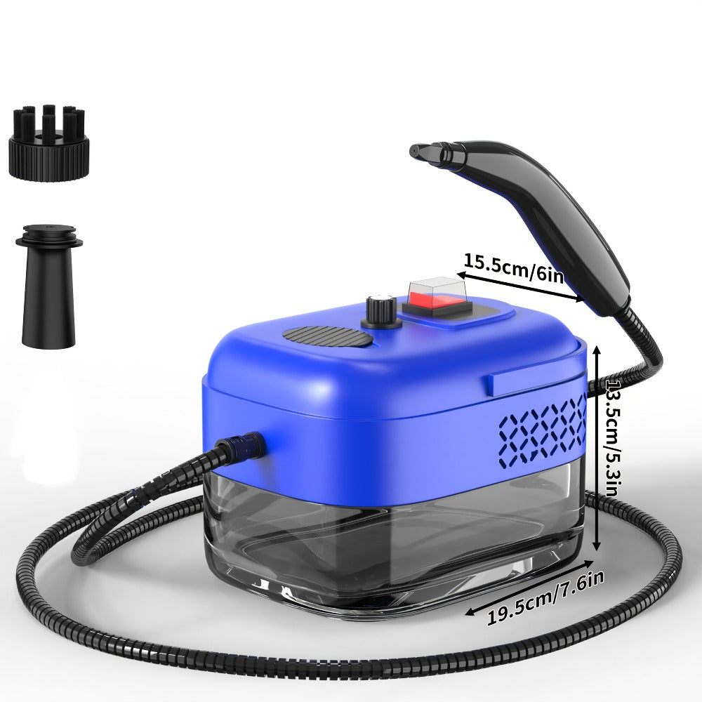 Carpet Steam Cleaner Handheld with LCD Display 1200ml Tank Gear Switch High Temperature for Kitchen Sofa Floor Tile Grout Home - product image 3