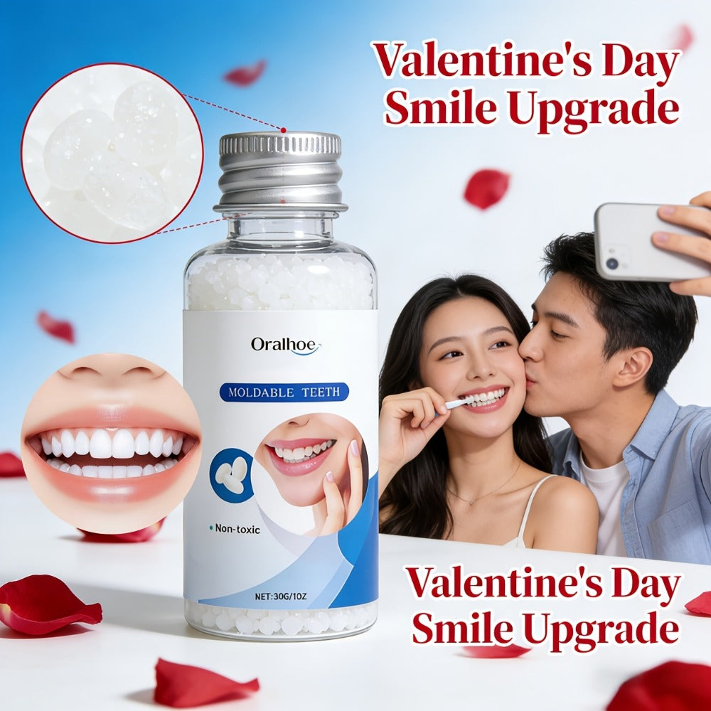 Temporary False Tooth Kit DIY Cosmetic Dental Repair Moldable Thermoplastic Realistic Fit for Missing Broken Chipped Teeth Secure for Eating Daily Wear Men Women Elderly 30g - product image 8