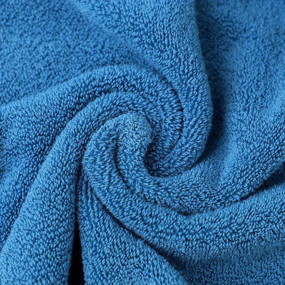 Embroidered Cotton Towel Set 3-Piece – 400g/㎡ Soft Absorbent Lint-Free Bath Towel Hand Towel Set for Home Spa Salon - product image 13