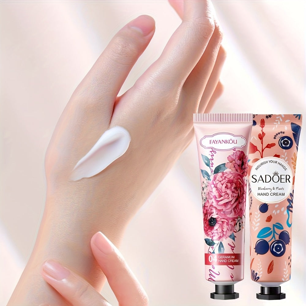 Wedding Favor Hand Cream Set 30pcs — Sadoer Travel Size Mini Moisturizing Lotion with Lactic Acid & Glycerin, Plant Scented Bulk Gift for Dry Cracked Hands Bridal Shower Party Favo - product image 3