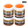Extreme Hold Braid Gel & Edge Control Hair Wax Pomade — Anti-Frizz, Moisturizing, Long-Lasting for Braids, Locs, Twists & Sleek Styles, Natural Hair, Men & Women — 4/5/6 Pack - product image 16