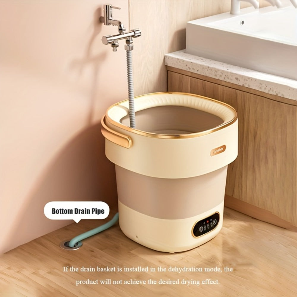 Portable Washing Machine Foldable Mini Washer Large Capacity for Underwear Socks Baby Clothes Apartment Dorm Travel Camping - product image 7