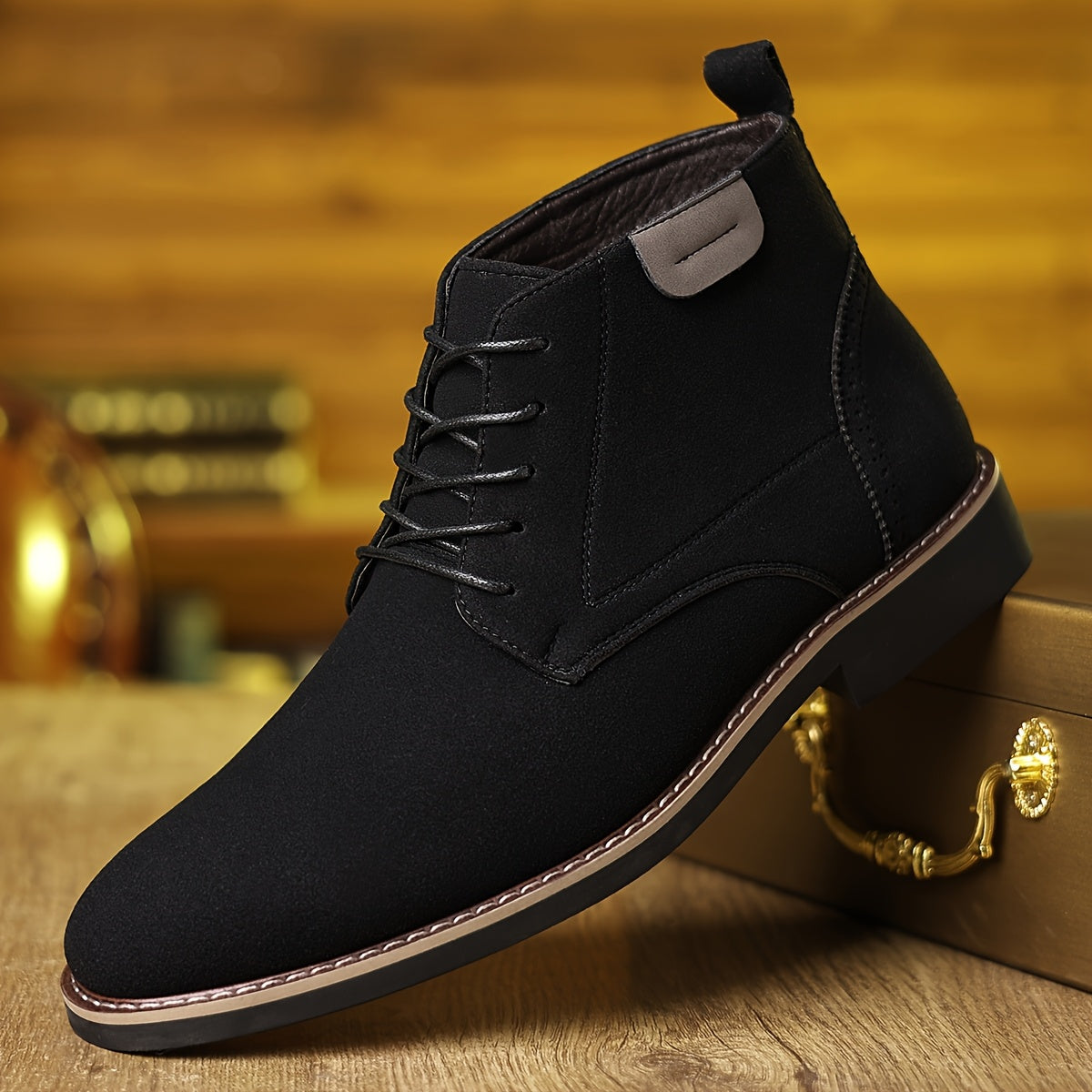 15008 British Style Frosted Short Boots - product image 3