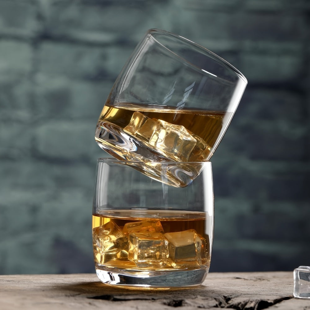 Crystal Rocks Glasses Set of 6 – 10.5oz Premium Whiskey Tumbler, Clear Bourbon Scotch Cocktail Drinking Glasses, Dishwasher Safe Old Fashioned Glassware for Home Bar, Restaurant, G - product image 4