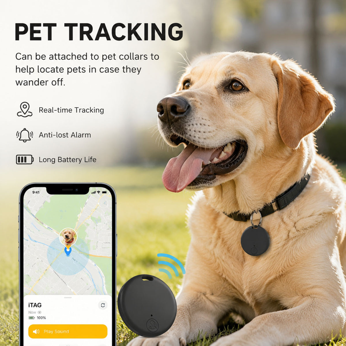 10 pcs Smart Trackers, Mini Key Finders, Wireless Key Locators, Pet Cat and Dog Anti-Loss Alarm Sensors, Smart Device Location Trackers - product image 8