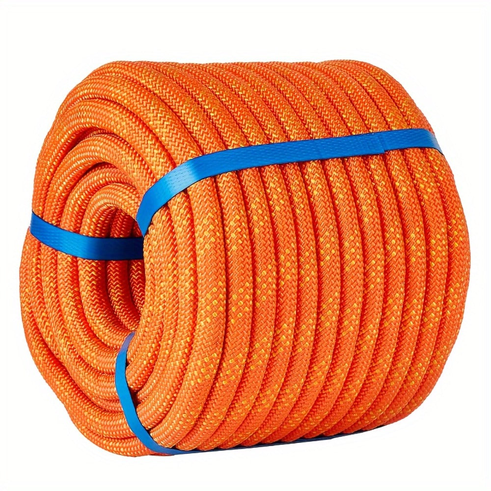 Double Braided Nylon Rope 1/2 Inch Heavy Duty Polyester – 100ft 150ft 200ft Multi-Color for Anchoring Towing Cargo Sailing Dock Lines & Outdoor Use - product image 2