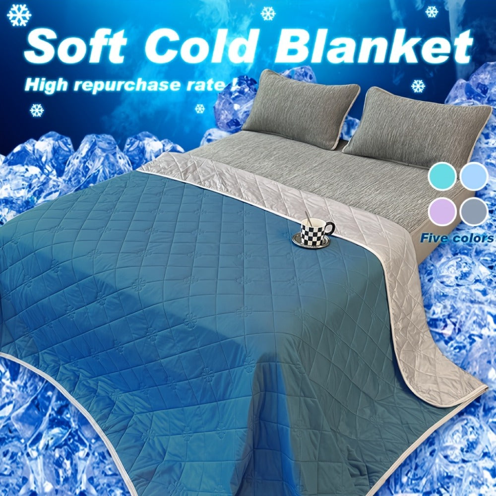 Cooling Blanket for Hot Sleepers – Lightweight Knit Acrylic Throw Blanket, Breathable Air-Cooled Comforter for Summer, Soft Moisture-Wicking Blanket in Throw Twin XL Queen King, Sk - product image 2