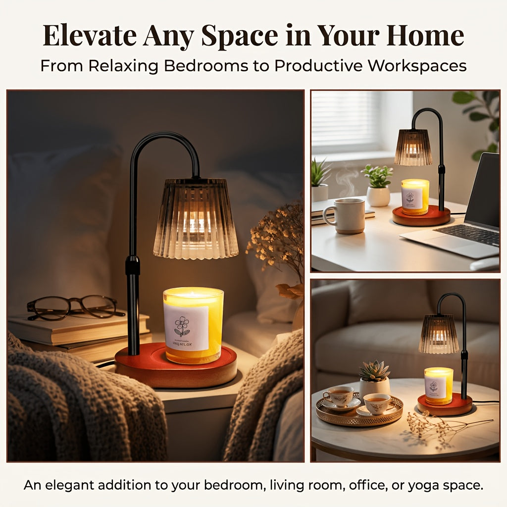 1 Pack Candle Warmer Lamp With Timer Dimmable, Birthday Gifts For Women Mom, House Warming Gifts New Home Decor, Wax Melt Warmer For Jar Candles No Bulb Included