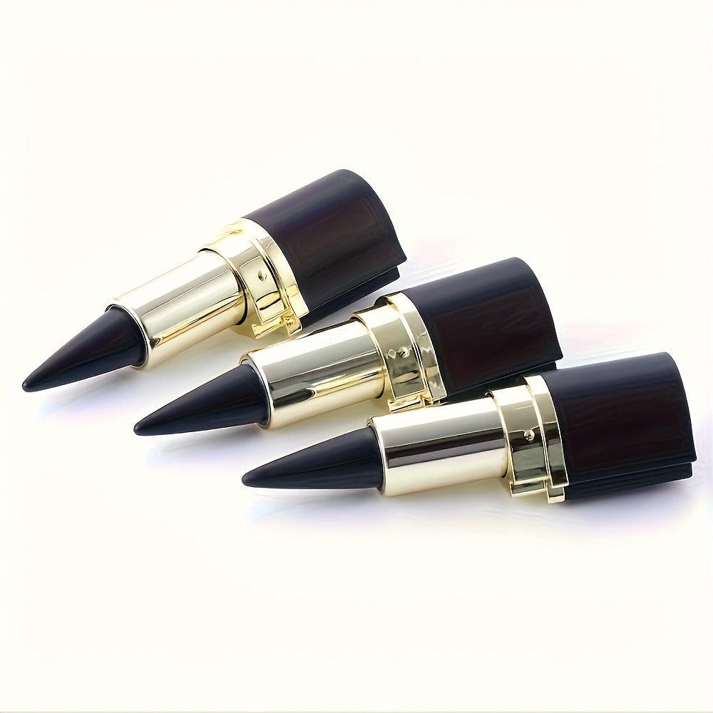 Matte Black Eyeliner Pen Set 6-Pack Waterproof Anti-Smudge Long-Lasting Cream Formula Precise Eye Liner Beginner Friendly for Women Teens Daily Wear Events - product image 5