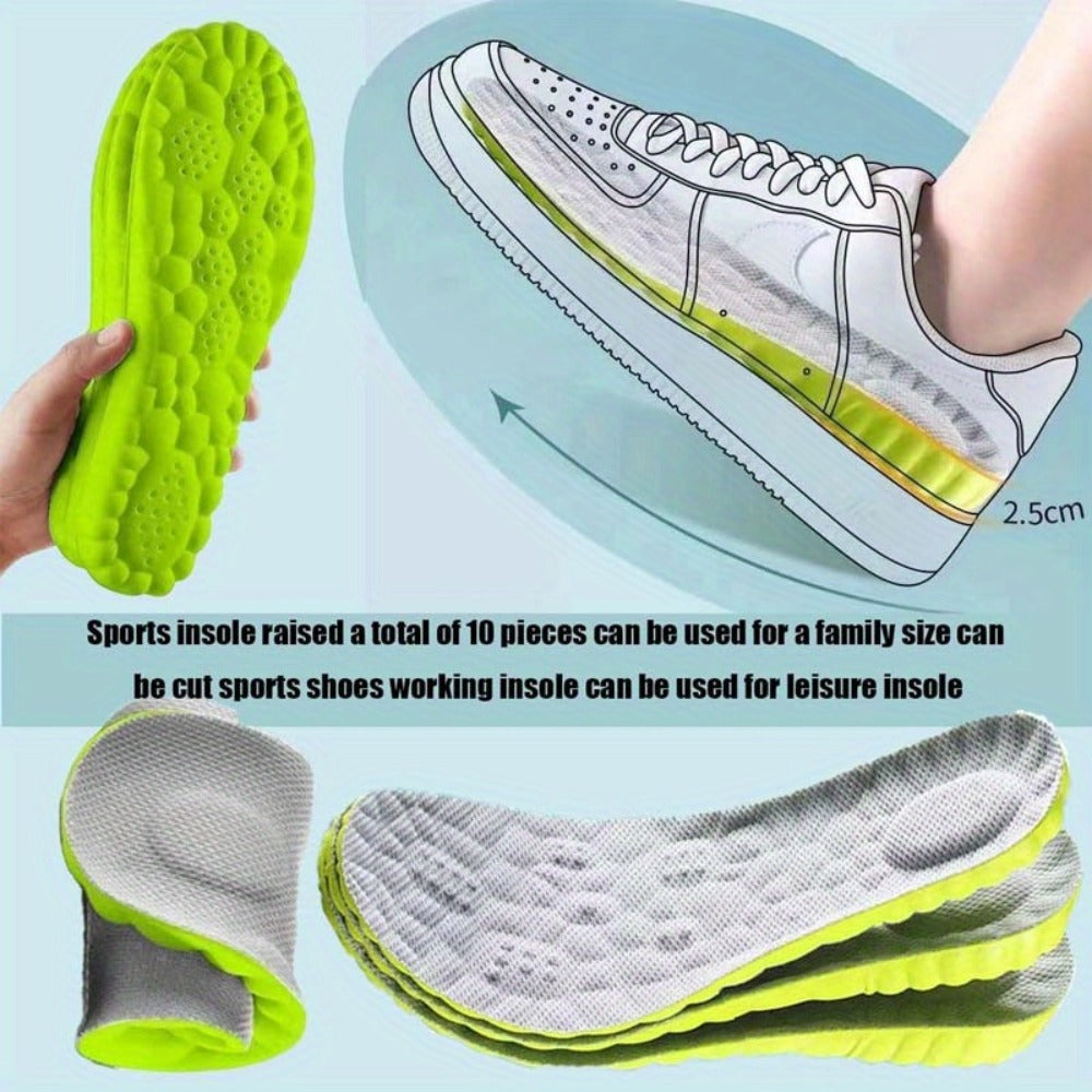 Foam Cushion Insoles 8pcs (4 Pairs) – Breathable Anti-Sweat Sports & Work Insoles for Men & Women, EU 35-46 - product image 10
