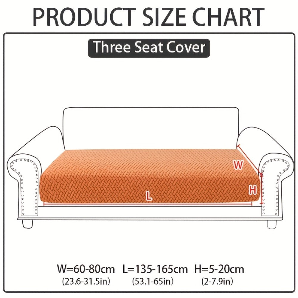 Jacquard Stretch Sofa Cover Non-Slip | Elastic Wear-Resistant Couch Slipcover, Polyester Jacquard Fabric, 1 to 4 Seat Sectional L-Shape, Armrest Backrest, Machine Washable - product image 28