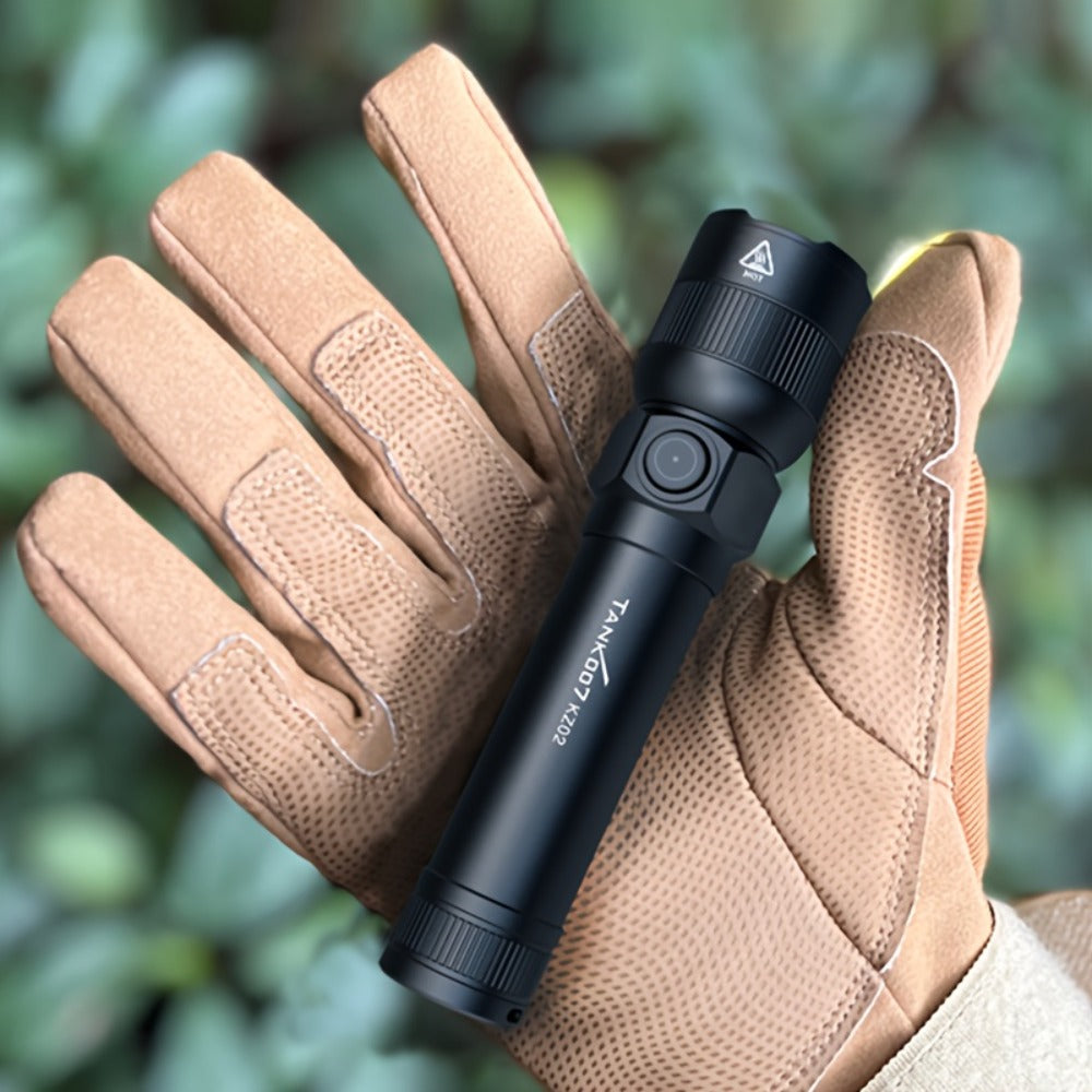 Mini LED Flashlight 18650 Rechargeable Battery | Adjustable Focus & Brightness Zoomable Compact Torch | Textured Grip for Camping Fishing Hiking Outdoor Adventures & Emergency - product image 3