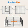 24 32 40 Inch Height Options for Small Medium Large Dogs & Puppies Sturdy Portable Enclosure – Pet Playpen Exercise Pen for Dogs 8 or 16 Panel Modular Indoor - product image 3