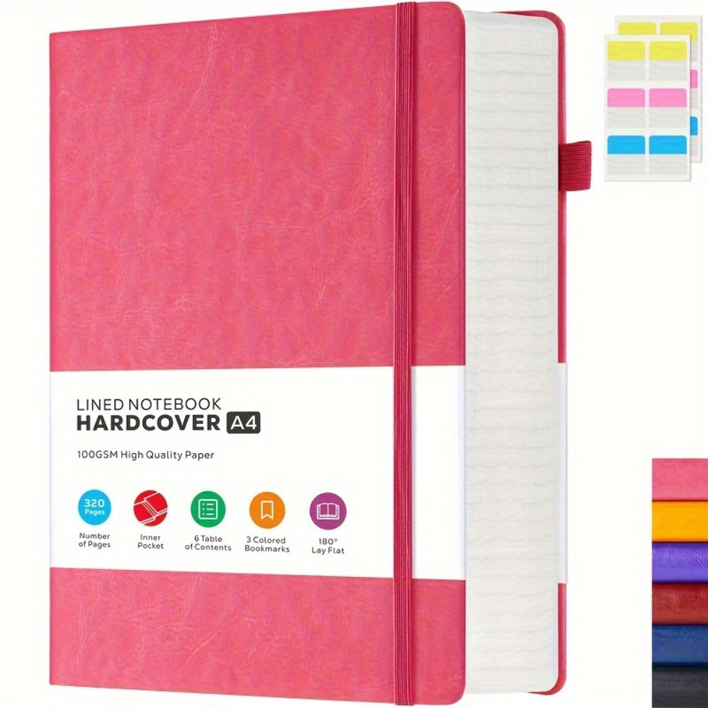 A4 Hardcover Lined Journal Notebook 320 Pages, Faux Leather College Ruled Notebook with 100GSM Thick Pages, 8.5x11 Large Writing Journal for Women Business School - product image 5