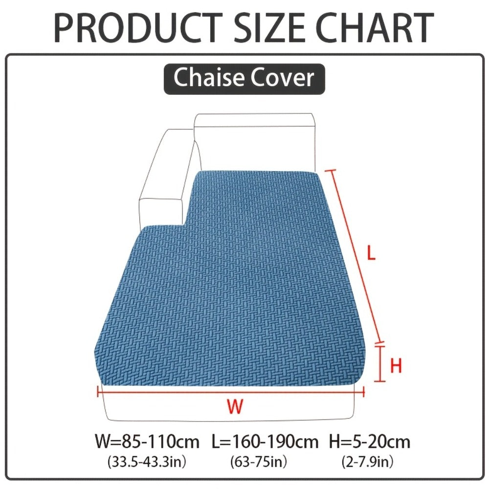 Jacquard Stretch Sofa Cover Non-Slip | Elastic Wear-Resistant Couch Slipcover, Polyester Jacquard Fabric, 1 to 4 Seat Sectional L-Shape, Armrest Backrest, Machine Washable - product image 37