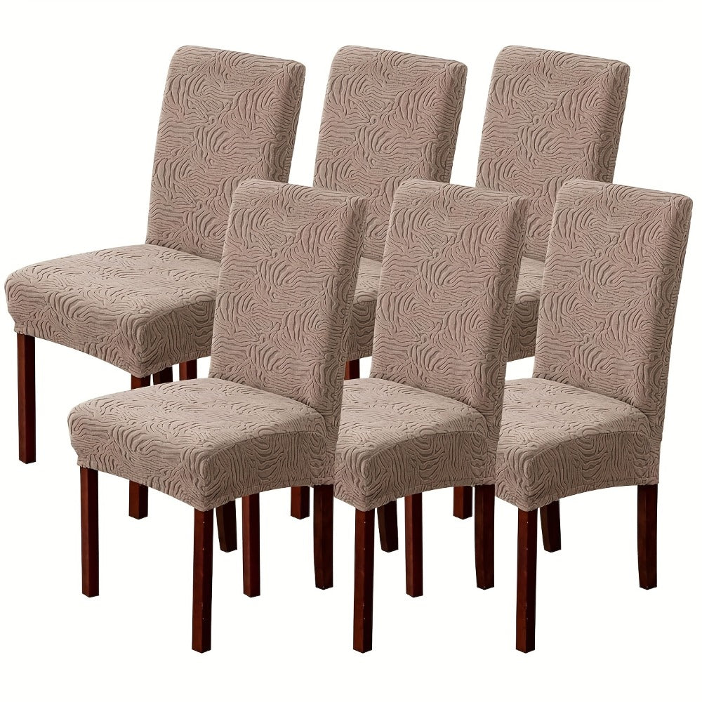 Dining Chair Covers Stretch Jacquard Slipcovers Removable Washable Chair Protector for Kitchen Hotel Restaurant Set of 4 or 6 - product image 23