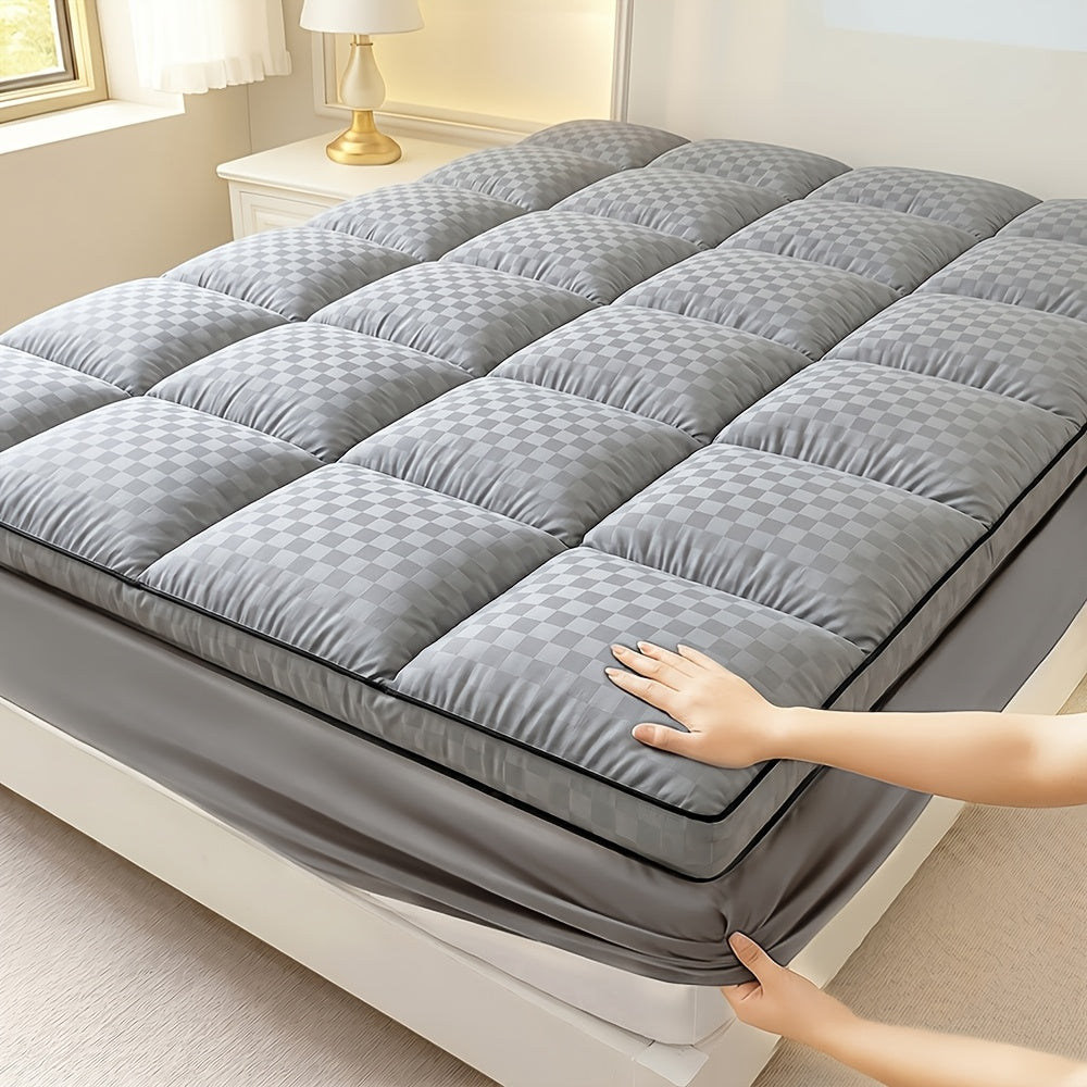 Mattress Topper Pillow Top Quilted Fitted Mattress Protector Cover Deep Pocket Cooling 1000GSM Twin Full Queen King - product image 14