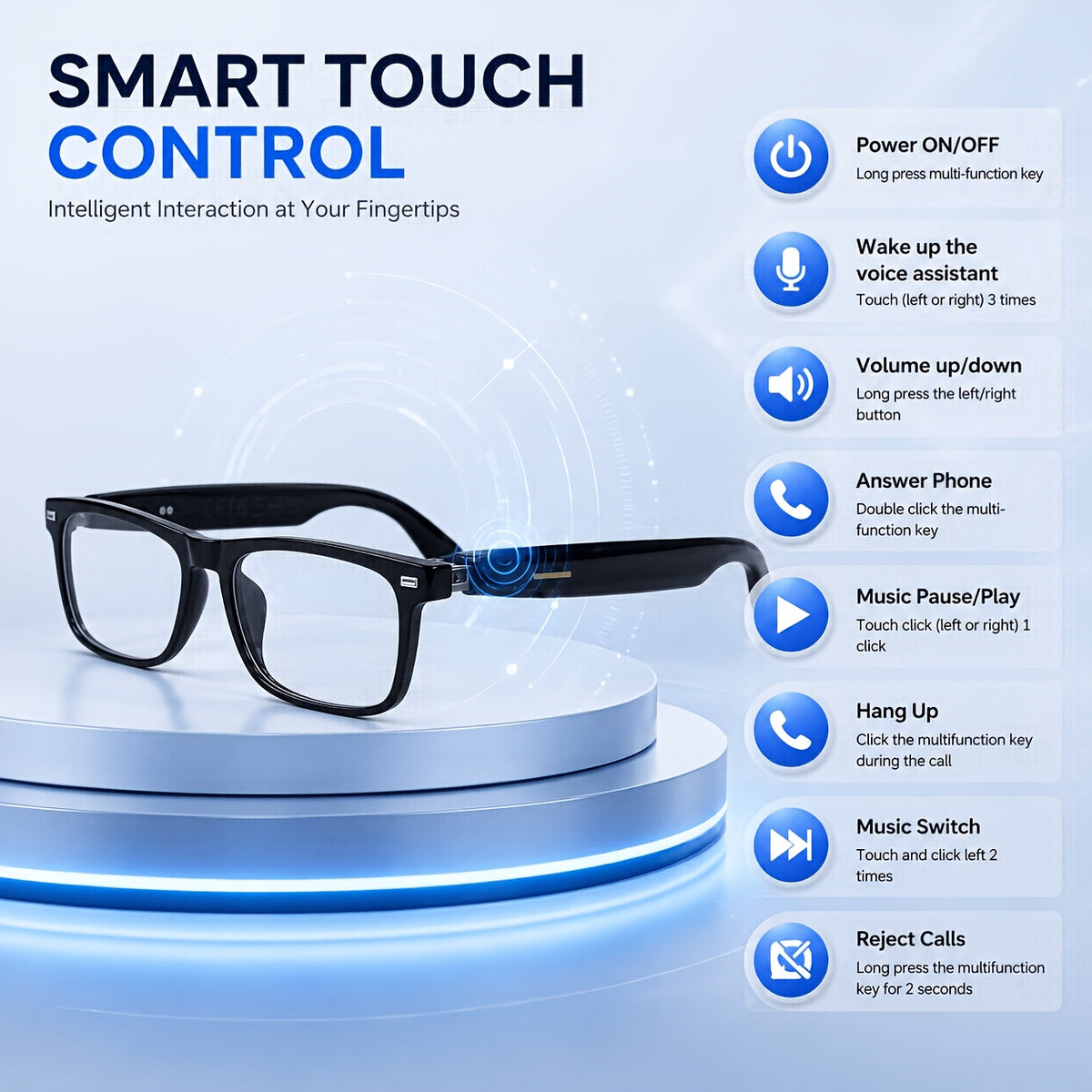 2026 AI Smart Translation Glasses, 160+ Languages Real-Time & Video Translation, Photochromic Blue-Light Lenses, Open-Ear Audio, Touch Control, Hands-Free Calls & Music