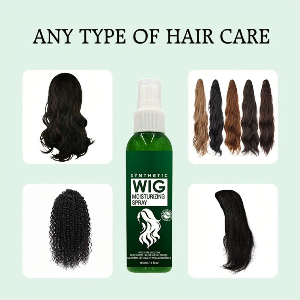 Synthetic Wig Refresher Spray Leave-In Conditioner — Revitalizes & Detangles Wigs & Hairpieces, Cleanses Between Washes, Extends Wig Lifespan, Soft Fresh Scent, Daily No-Rinse Wig  - product image 4
