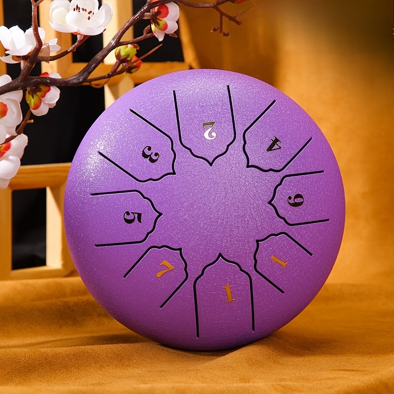 Garden Rain Drum, 6-Inch 8-Tone Ethereal Drum, Comes with a Complimentary Gift Storage Bag and Sheet Music, Ideal for Gift-Giving to Garden Decorators and - product image 3