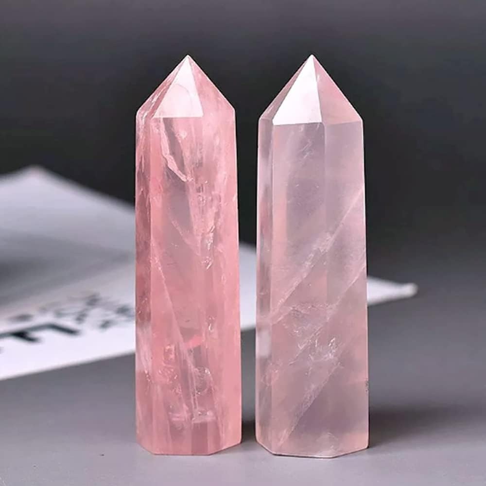 Natural Rainbow Fluorite Crystal Tower Set 7PCS – Hand-Polished Hexagonal Gemstone Obelisks 2.2 Inch, Crystal Points for Home Decor, Meditation, Reiki & Holiday Gift, Eco-Crafted M - product image 6