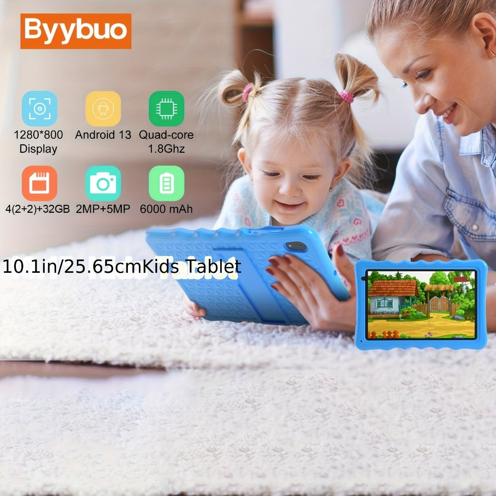 Learning Tablet Gift for Boys & Girls, Blue / Pink – Kids Tablet 10.1 Inch Android 13 with 4GB RAM 32GB, 6000mAh Battery, Dual Camera, WiFi, Bluetooth - product image 9