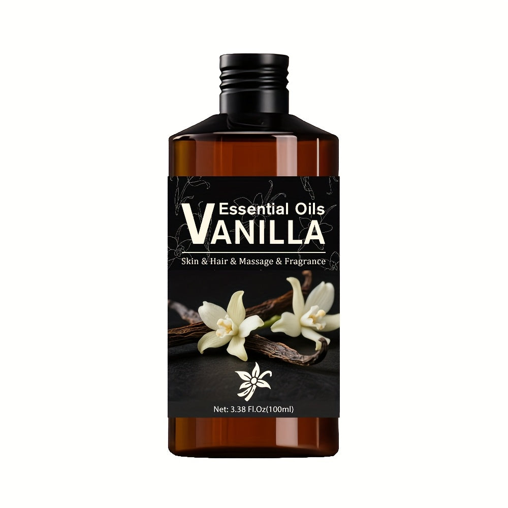 Vanilla Essential Oil 100ml Pure Natural Aromatherapy Plant Extract — Diffuser Massage Skin Care Relaxation Stress Relief Calming Scent Home Fragrance Gift - product image 7