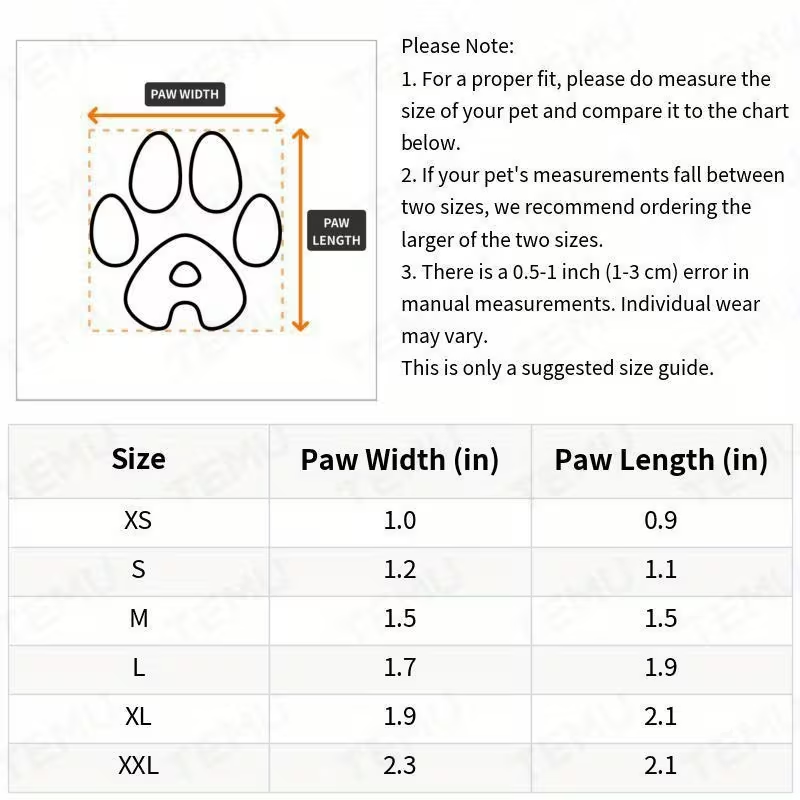 Dog Boots Waterproof Non-Slip Reflective Shoes for Medium & Large Dogs | Soft Wear-Resistant Paw Protector with Safety Reflective Tape, All-Season Dog Footwear - product image 2