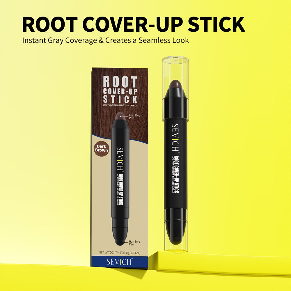 Gray Hair Root Touch Up Pen for Men – Instant Coverage Beard & Hairline Dye Stick, No-Mix Precision Applicator, Long-Lasting Color, All Hair Types, Black & Dark Brown - product image 7