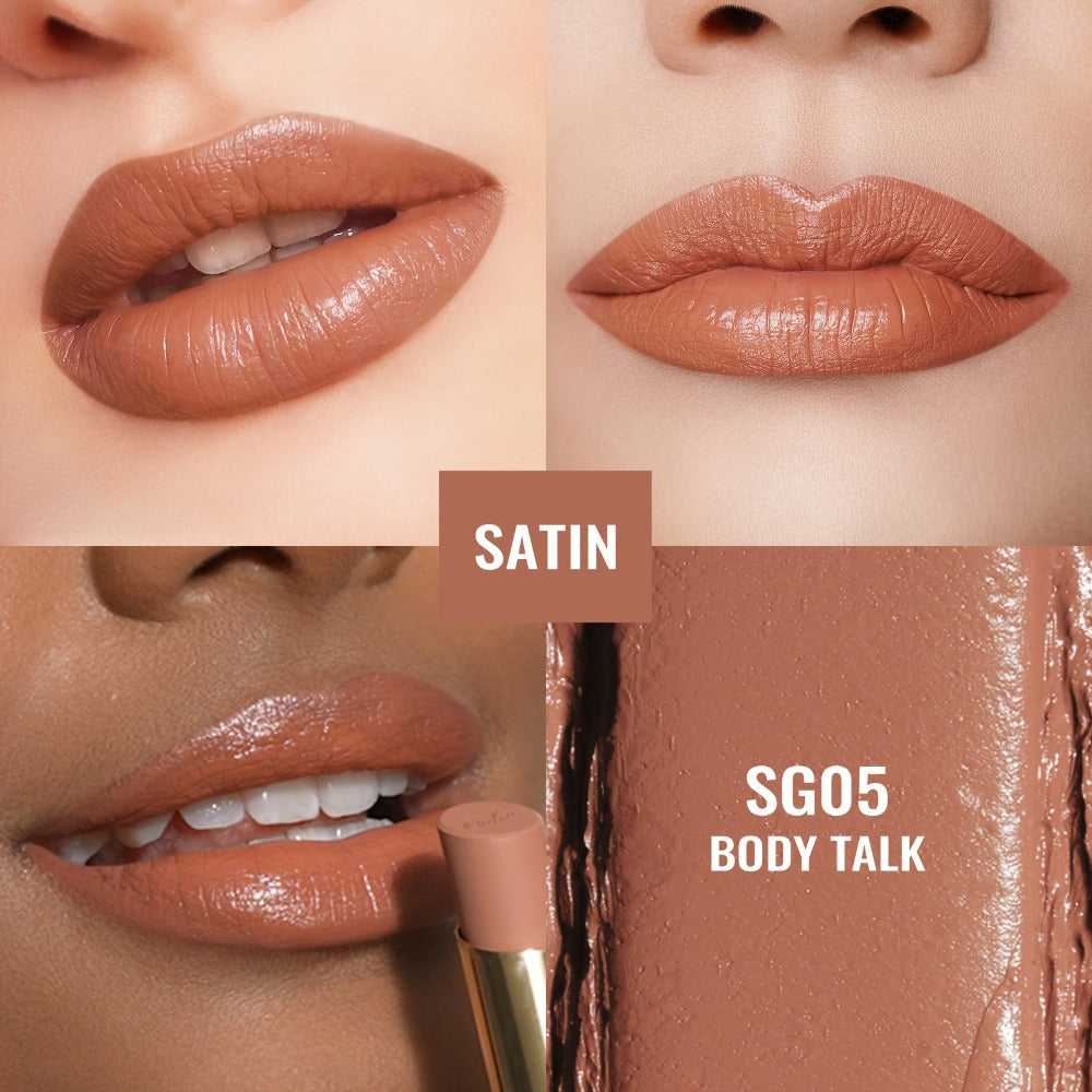 Oulac Nude Satin Lipstick Set 12g Each – Lightweight Moisturizing Full Coverage Cream-to-Satin Formula, Skin-Flattering Nude Lip Color Gift-Ready for Women All Skin Tones (LT-SG Nu - product image 8