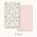 Fitted Sheet 2 Pack Super Soft Microfiber Mattress Cover Cute Animal Flower Pattern Pink Flower Whale Deer Home Travel Machine Washable Unisex Christmas Gift - product image 14