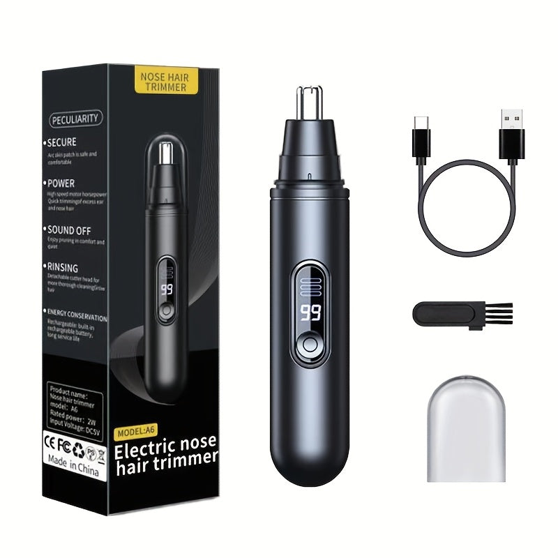 Electric Nose Trimmer with LED Display – USB Rechargeable Painless Facial Hair Removal Device for Men & Women, Nose Ear & Eyebrow Trimmer, Upgraded Grooming Tool, Ideal Gift - product image 27