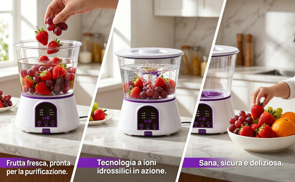 Fruit and Vegetable Cleaner Machine Ultrasonic Purifier Multifunctional Household Food Cleaning Device Rechargeable for Removing Pesticides Bacteria Single Dual Battery Options - product image 13