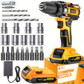21V Cordless Drill Brushless Impact Wrench Multifunctional – Lithium Battery, Quick Charger, Variable Speed, Tighten Screws & Bolts, Compact Power Tool for Home, Car Repair & DIY – - product image 30