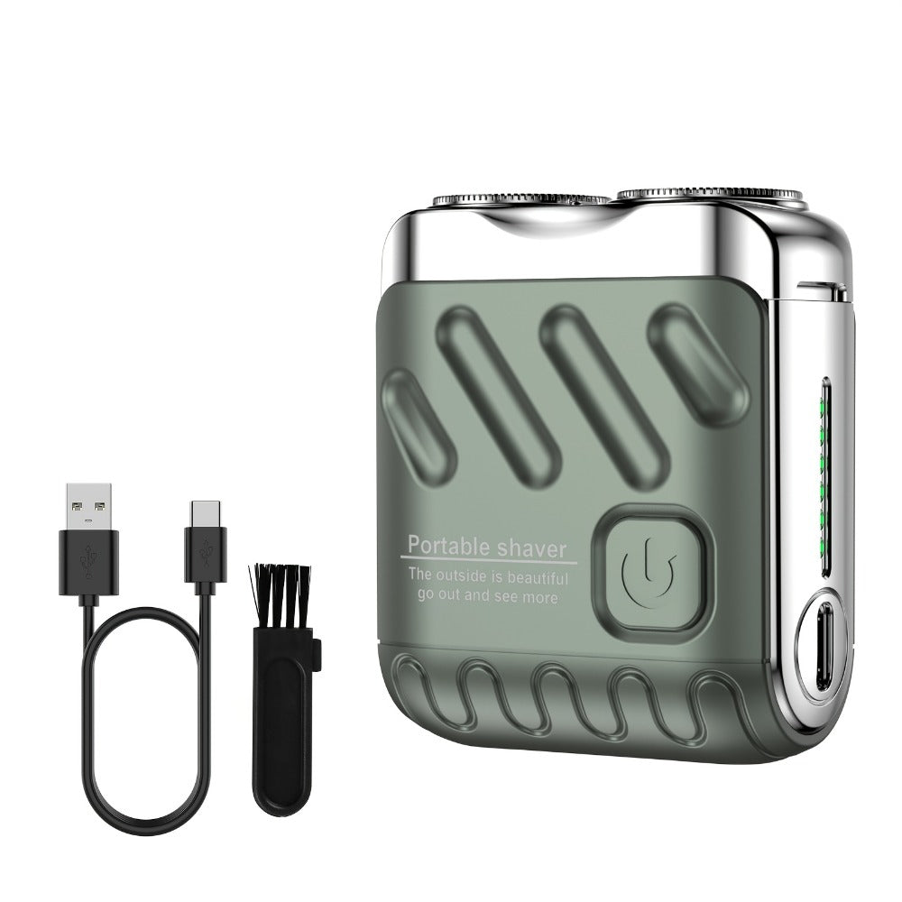 Electric Shaver for Men Magnetic Dual Blade Heads 2-Speed USB Rechargeable Mini Portable Razor Compact Travel Grooming Tool Multiple Colors Waterproof Version Available Orange Blac - product image 11