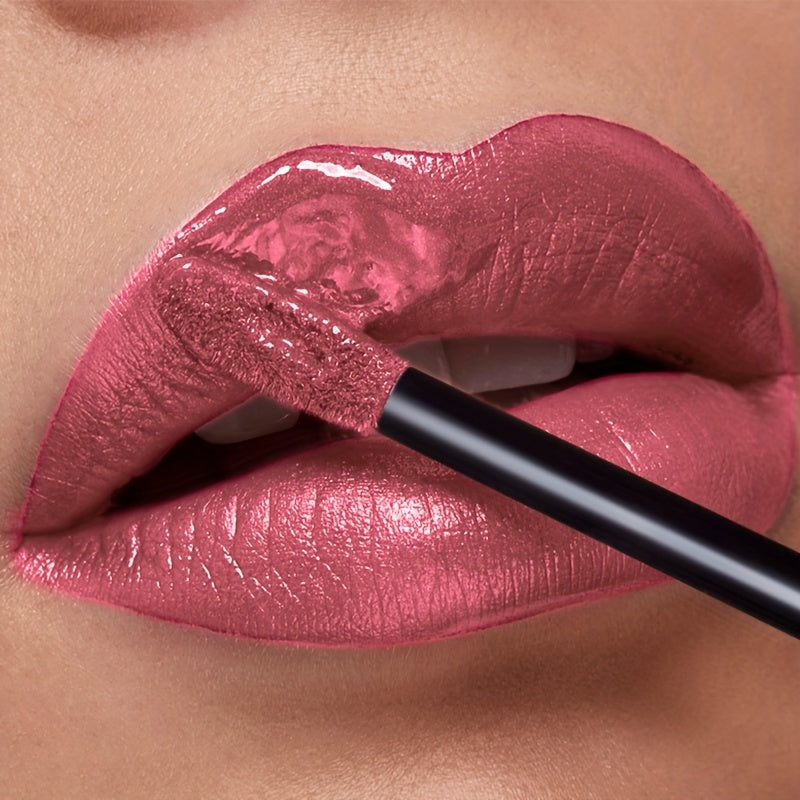 Metallic Glitter Liquid Lipstick 22 Shades Waterproof Shimmer Lip Gloss Non-Sticky Plant Squalane Formula - Long-Lasting Transfer-Proof Bold Lip Tint for Party Festival Bridal Dail - product image 43