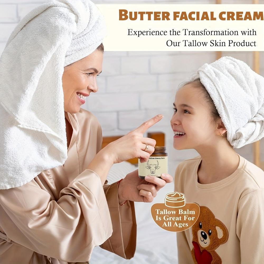 Whipped Beef Tallow Balm for Face & Body 4oz - Grass-Fed with Honey, Natural Non-Greasy Deep Moisturizer for Dry & Sensitive Skin, Vitamins A D E K, Unrefined Formula for Women & M - product image 6