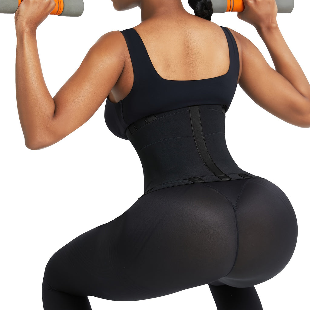 Leopard Print High Compression Back Support Waist Trainer Belt Gym Waist Cincher Trimmer Belt Tummy Control Body Shaper with Triple Wrap - product image 21