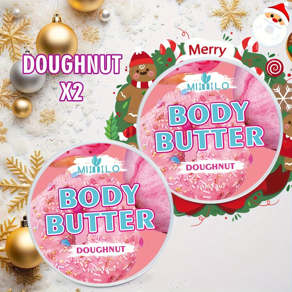 Fruity Body Glaze Set 8 Scents 100g×2 – Pineapple Coconut Strawberry Coffee Peach Doughnut Birthday Cake Non-Greasy All-Day Moisturizing Travel Size Body Lotion Gift for Women - product image 5